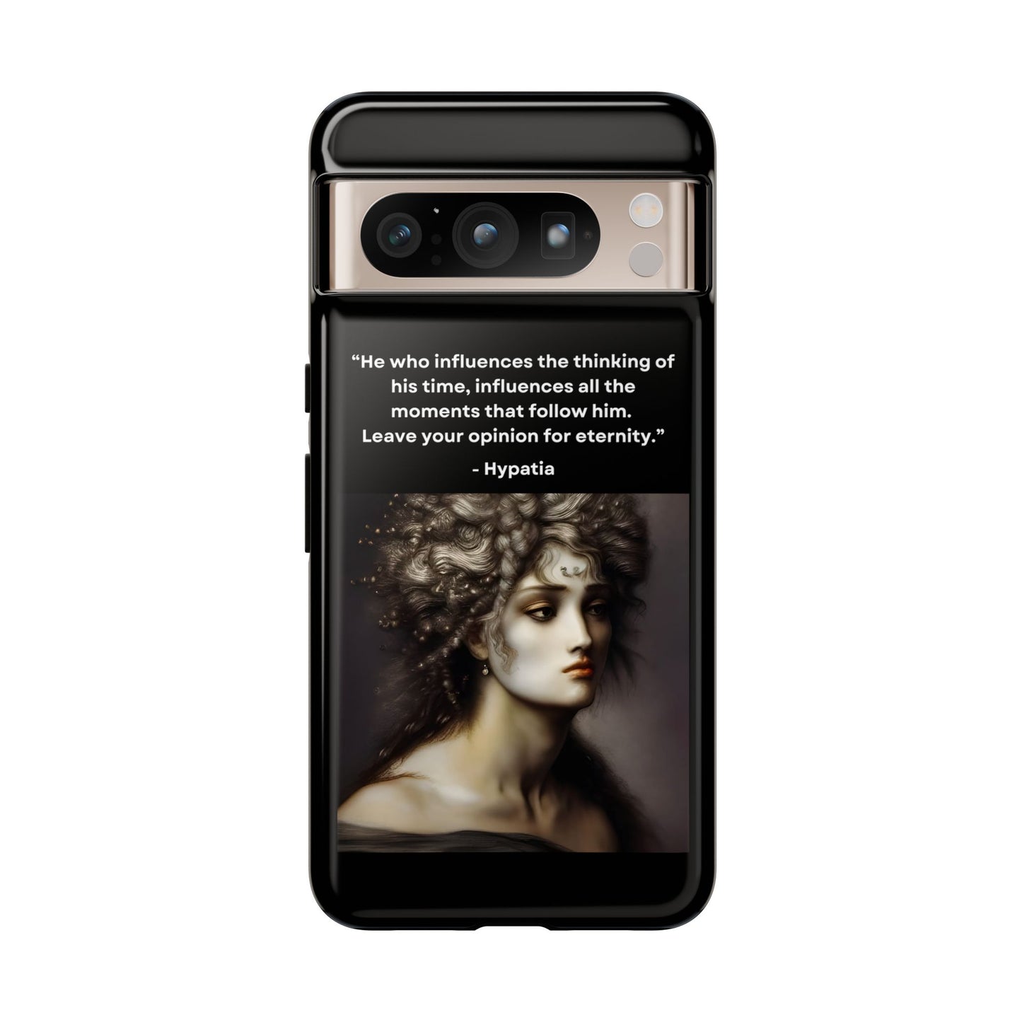 “Leave Your Mark” – Hypatia Quote Tough Phone Case