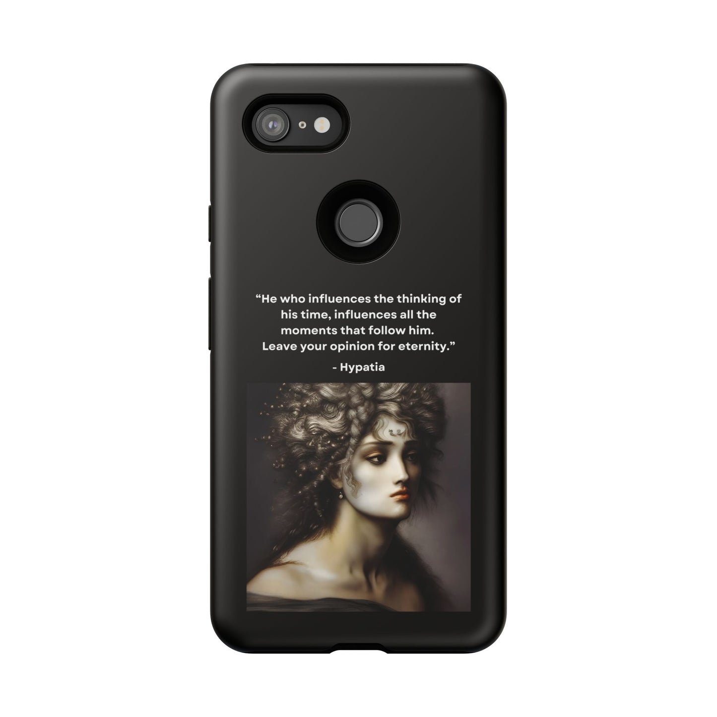 “Leave Your Mark” – Hypatia Quote Tough Phone Case