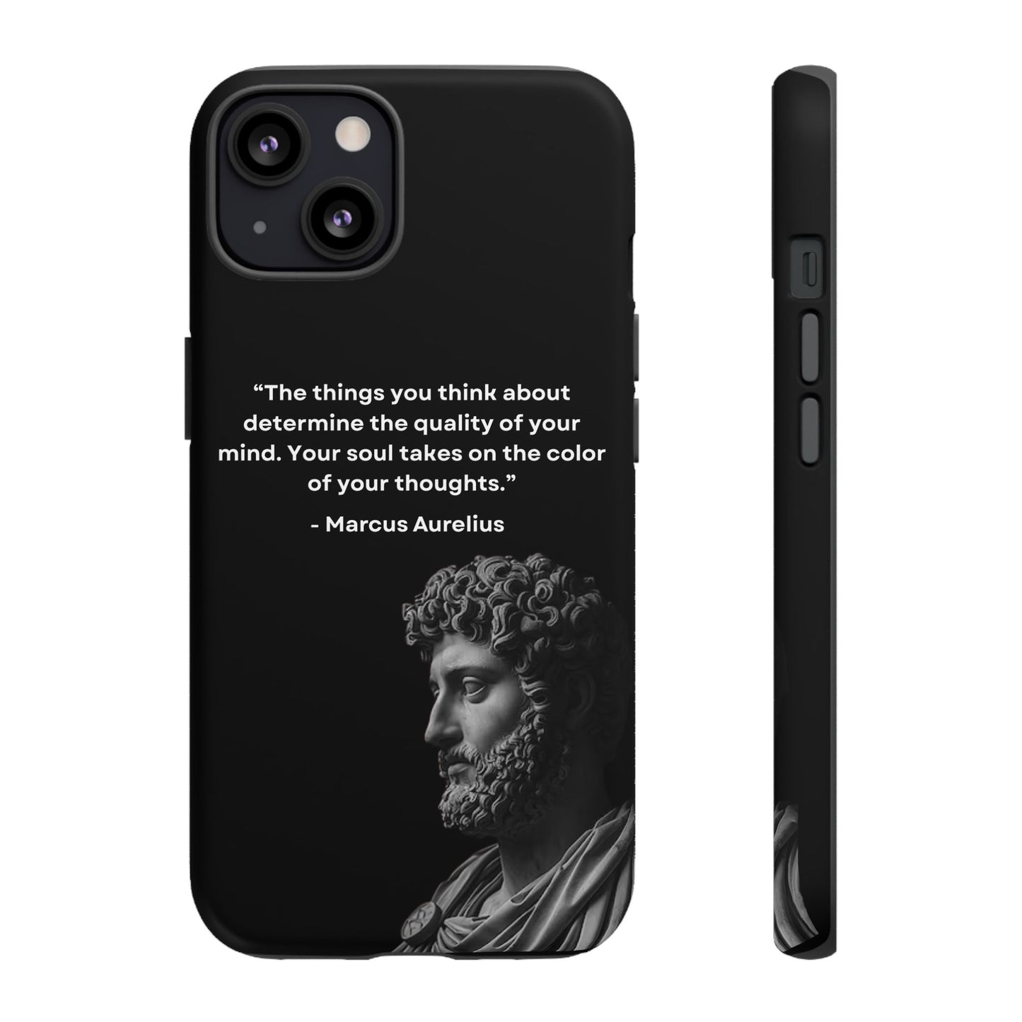 “Color of Thought” – Marcus Aurelius Quote Tough Phone Case