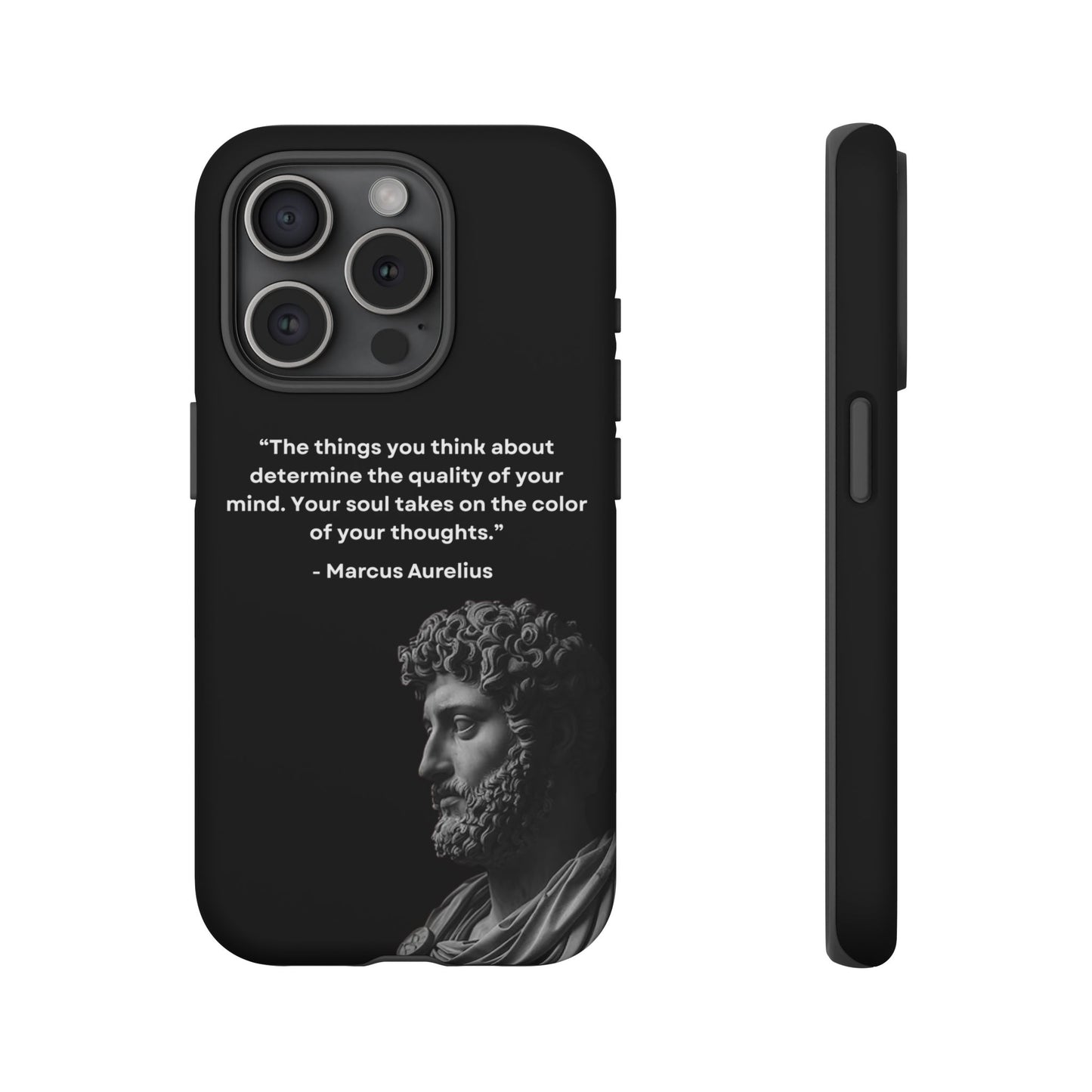“Color of Thought” – Marcus Aurelius Quote Tough Phone Case