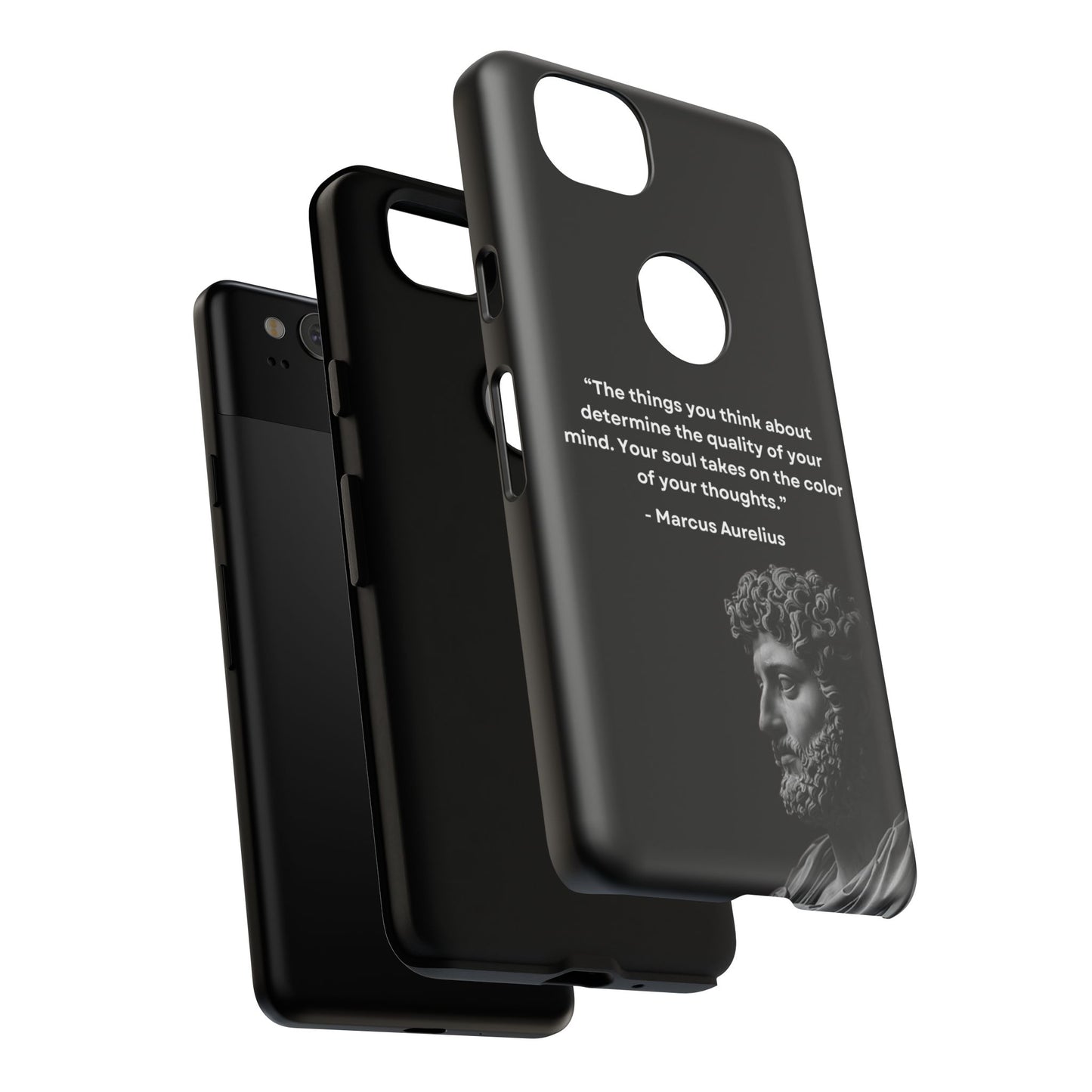 “Color of Thought” – Marcus Aurelius Quote Tough Phone Case