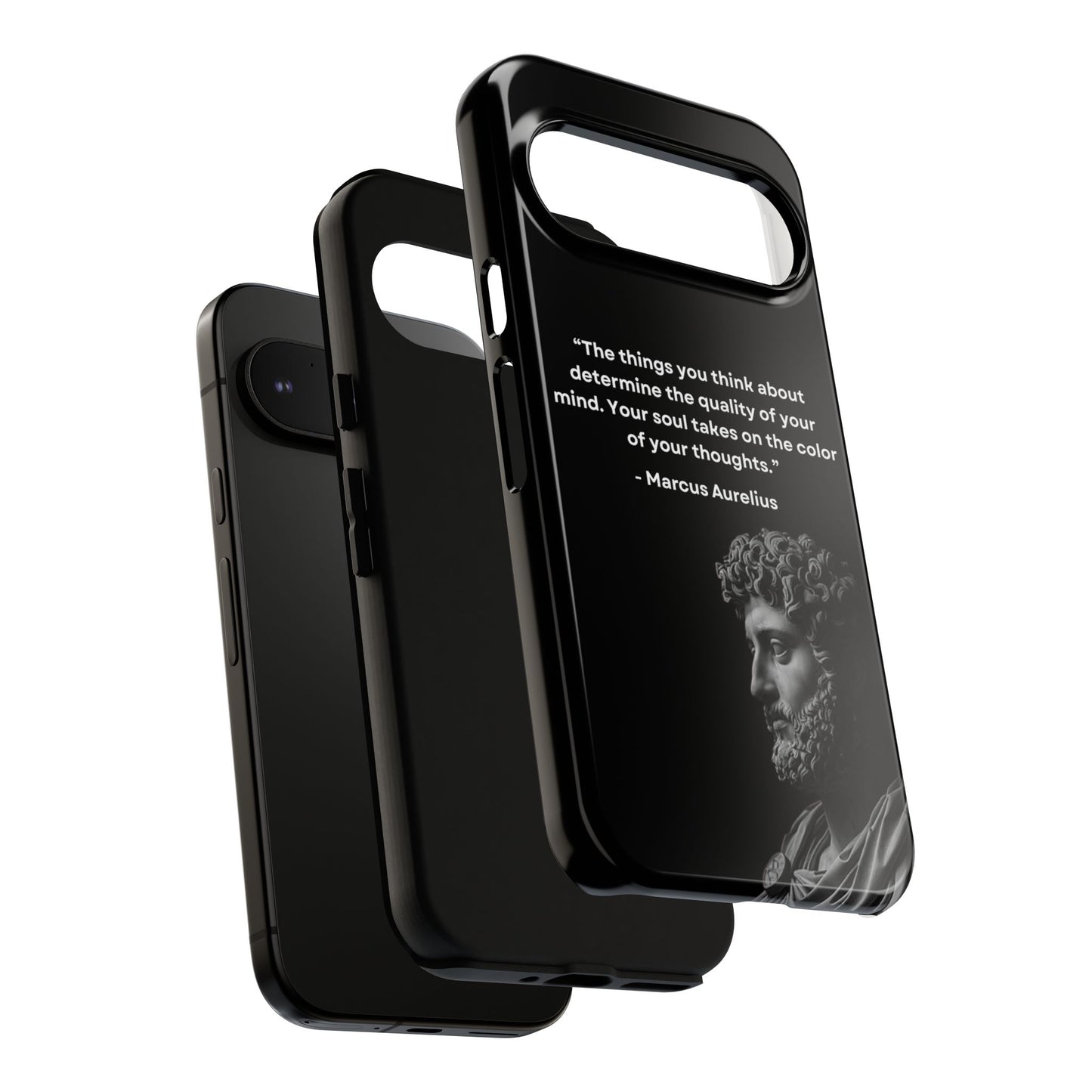 “Color of Thought” – Marcus Aurelius Quote Tough Phone Case