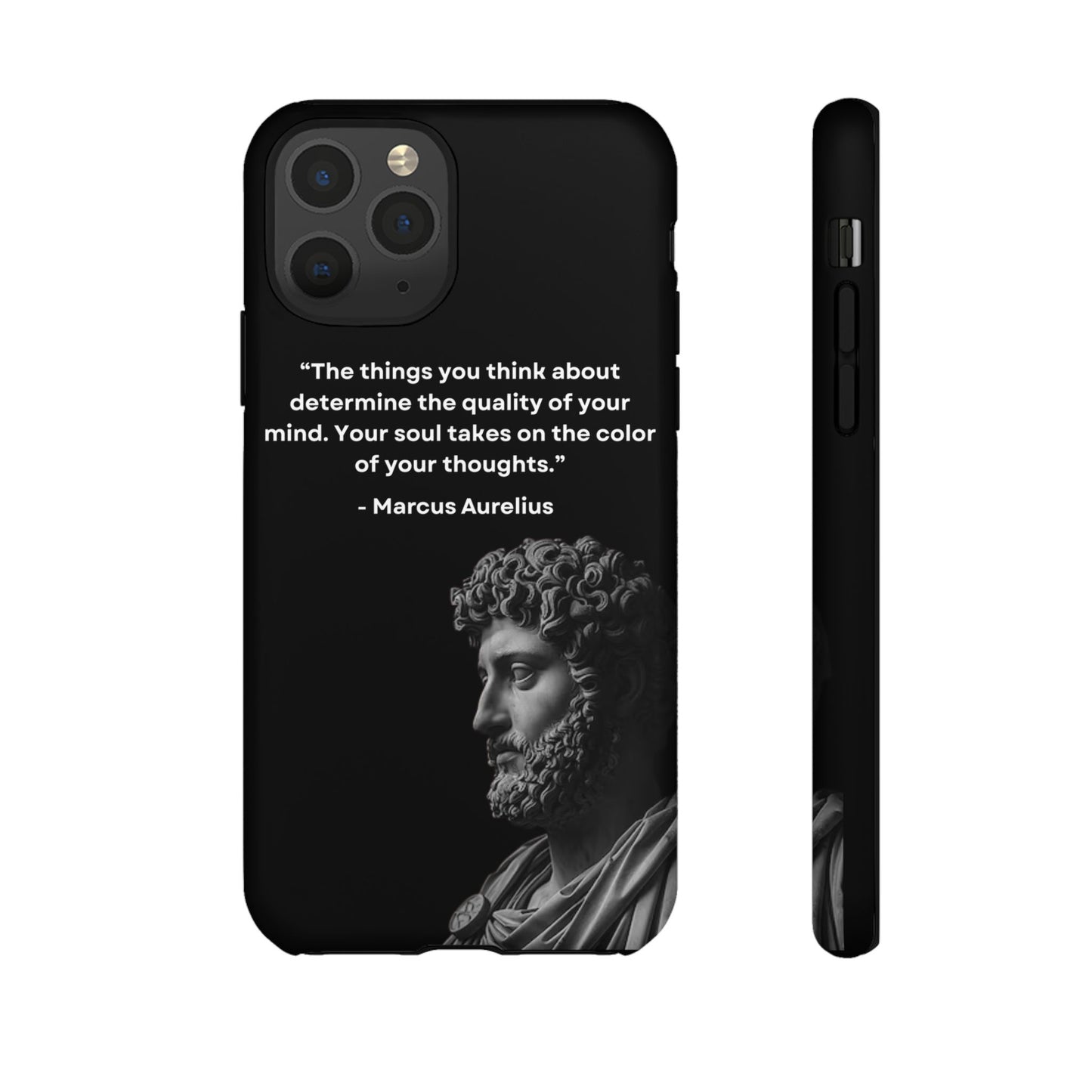 “Color of Thought” – Marcus Aurelius Quote Tough Phone Case