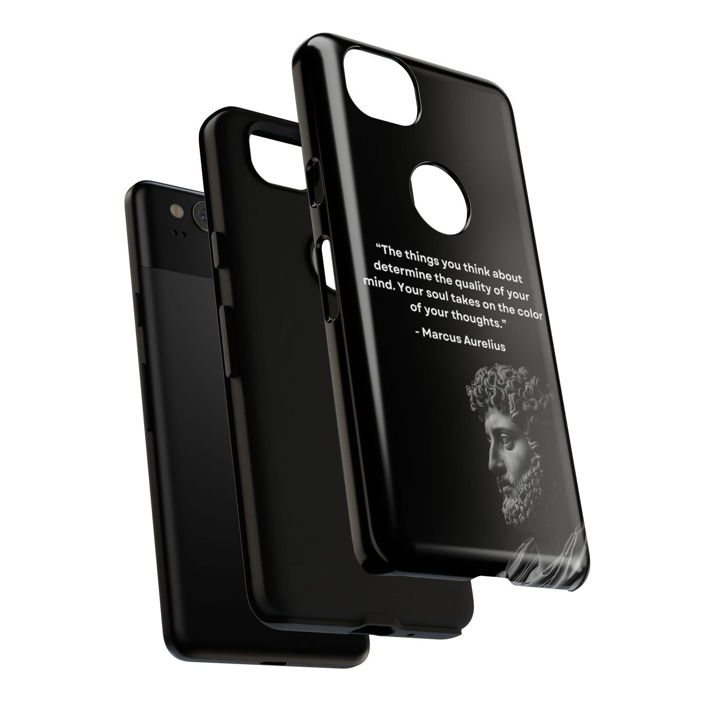 “Color of Thought” – Marcus Aurelius Quote Tough Phone Case