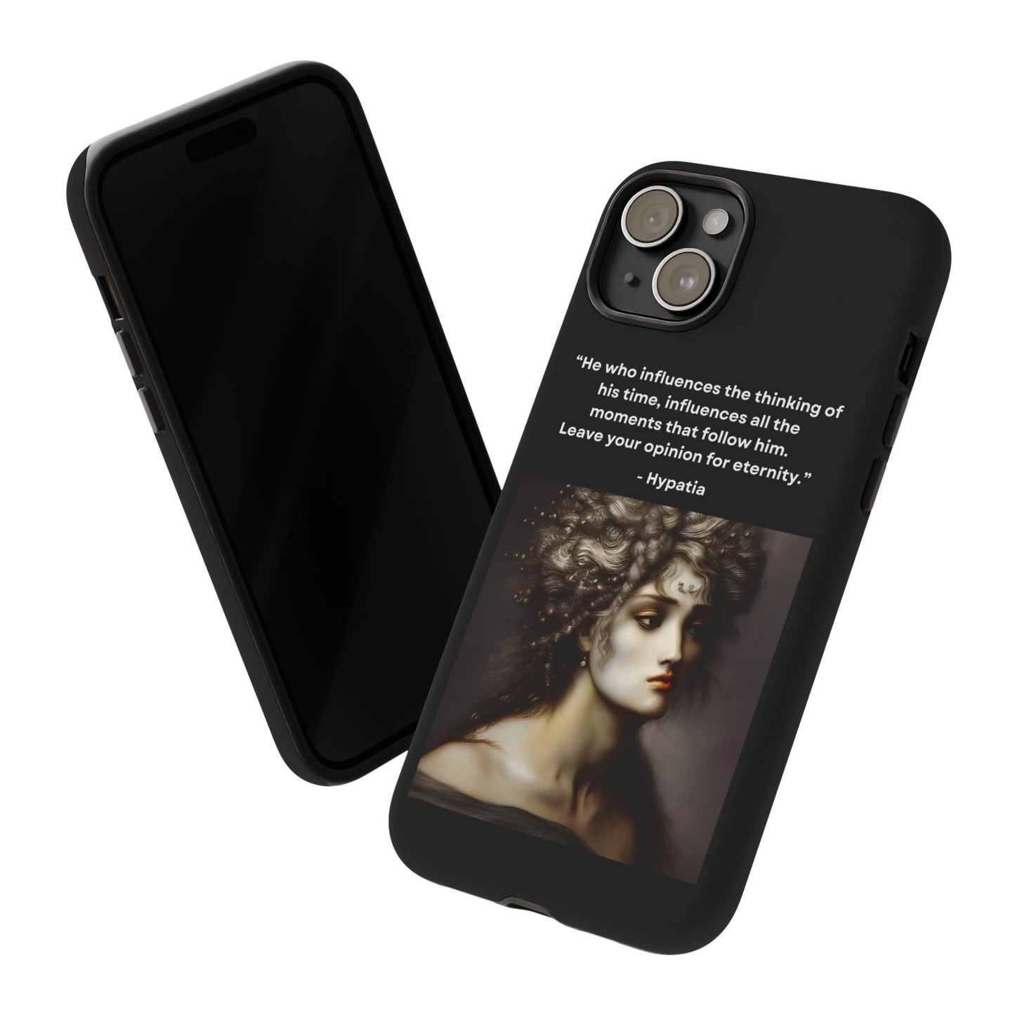 “Leave Your Mark” – Hypatia Quote Tough Phone Case