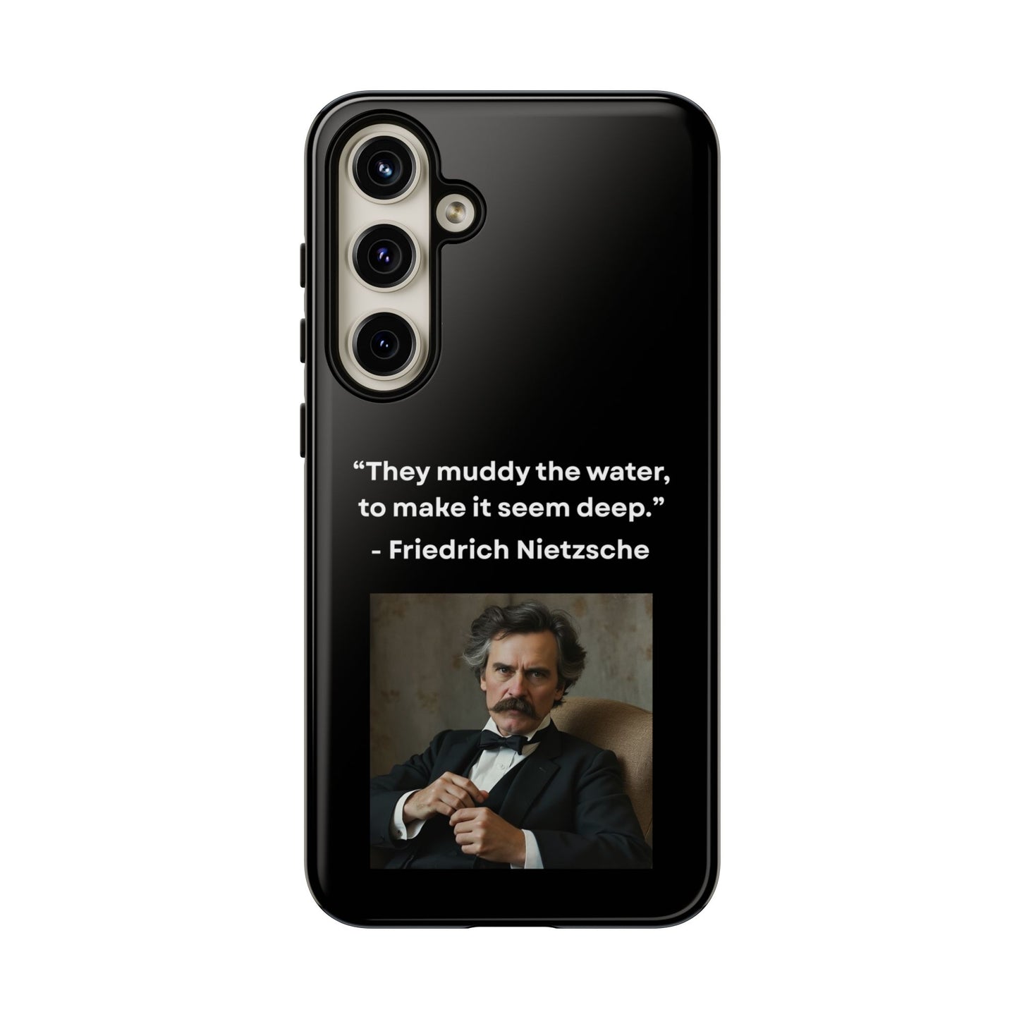 “False Depth” – Friedrich Nietzsche Quote Tough Phone Case