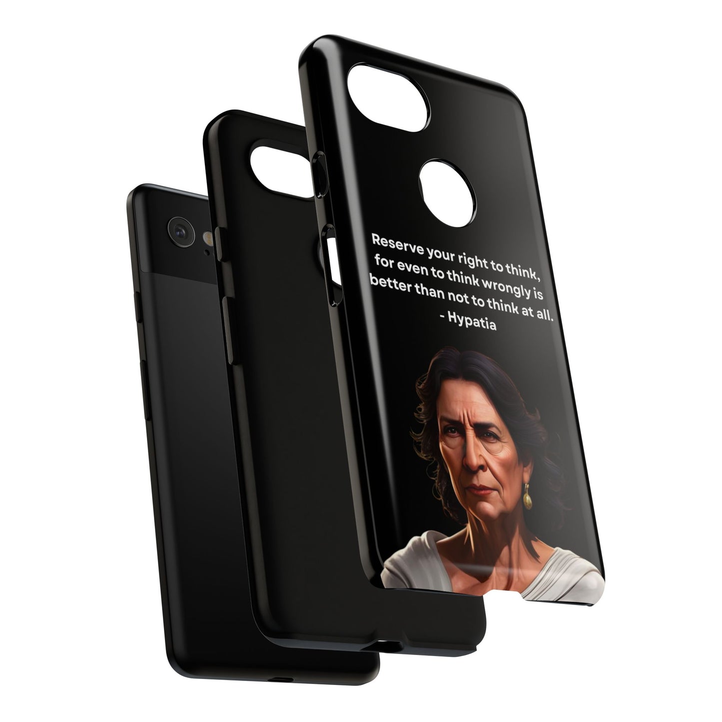 “Think Boldly” – Hypatia Quote Tough Phone Case