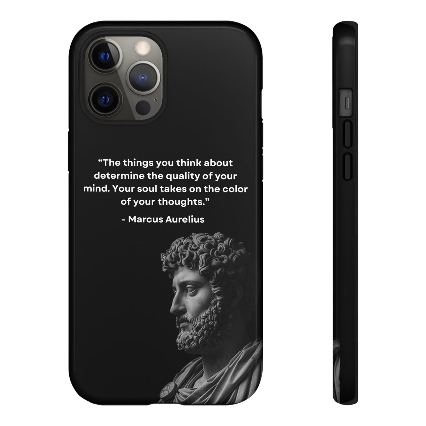 “Color of Thought” – Marcus Aurelius Quote Tough Phone Case