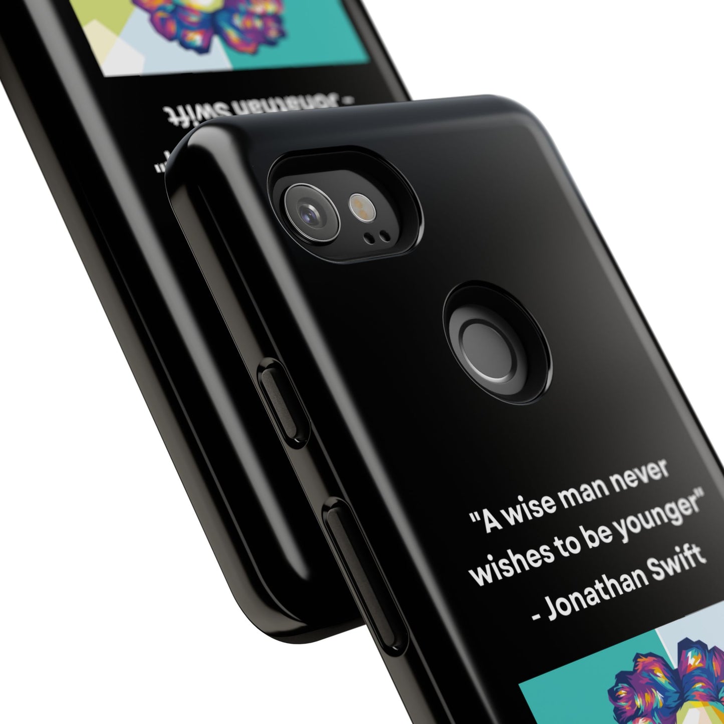 “Wisdom Over Youth” – Jonathan Swift Quote Tough Phone Case