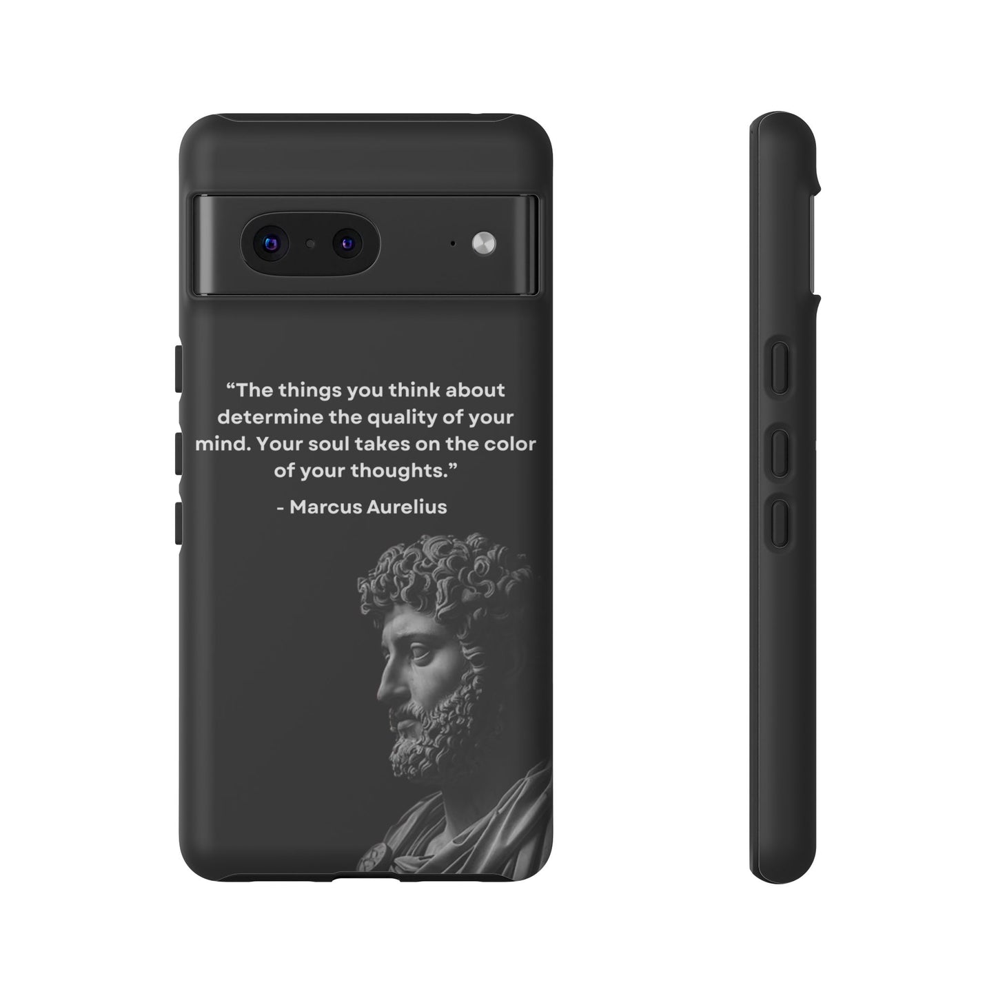 “Color of Thought” – Marcus Aurelius Quote Tough Phone Case