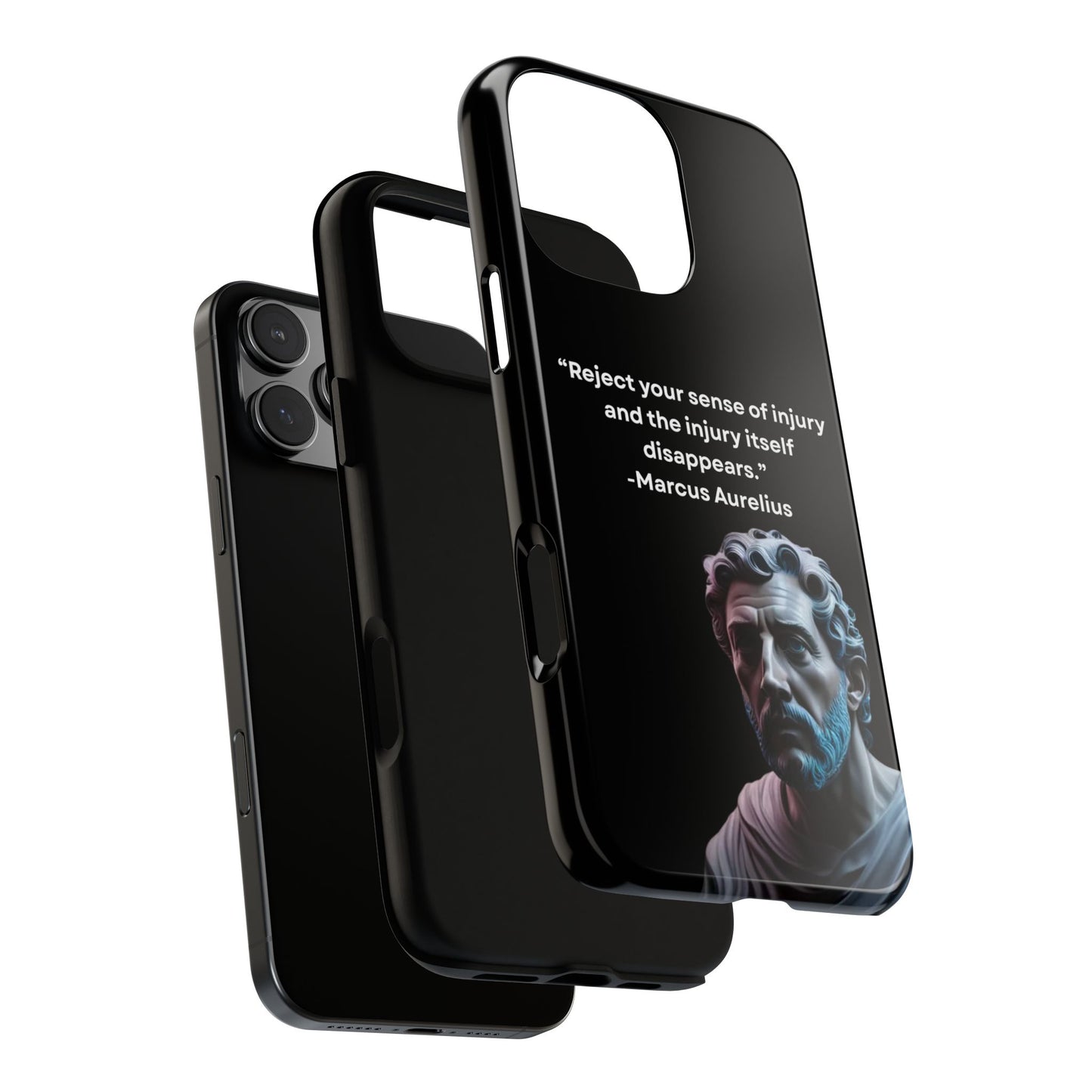 “Strength Within” – Marcus Aurelius Quote Tough Phone Case