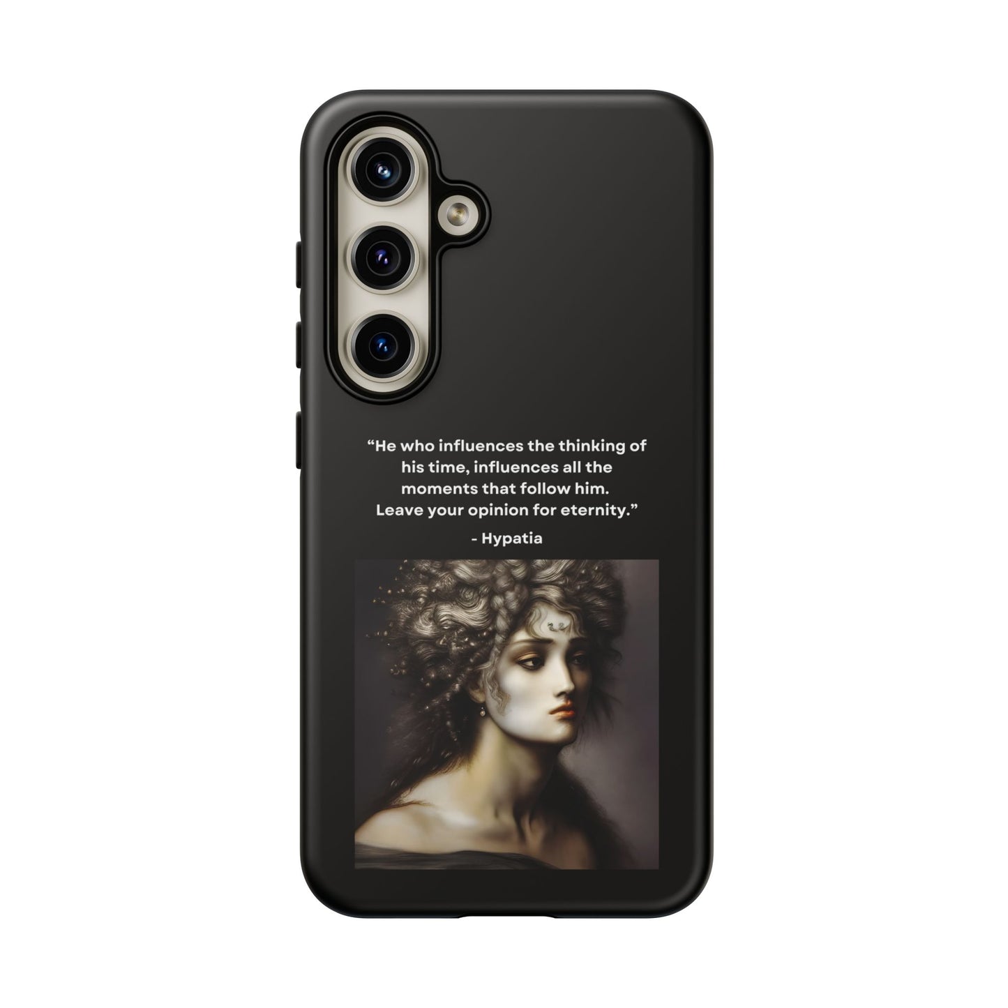“Leave Your Mark” – Hypatia Quote Tough Phone Case