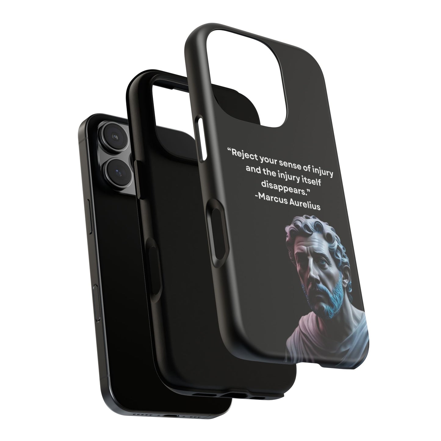 “Strength Within” – Marcus Aurelius Quote Tough Phone Case
