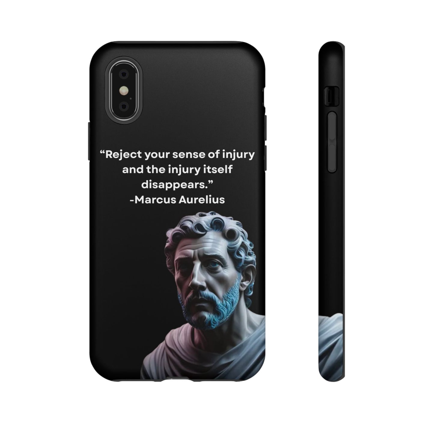 “Strength Within” – Marcus Aurelius Quote Tough Phone Case