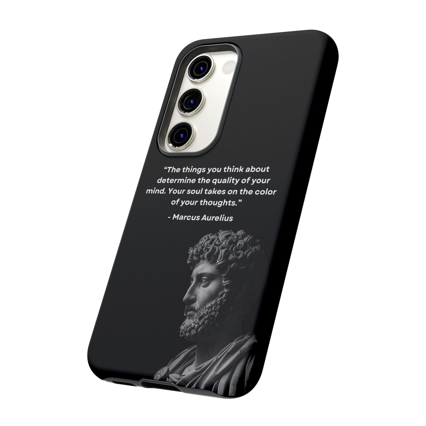 “Color of Thought” – Marcus Aurelius Quote Tough Phone Case