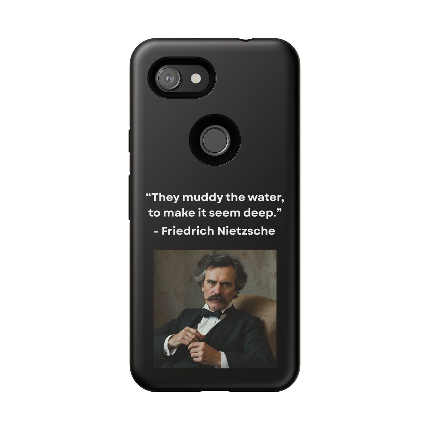 “False Depth” – Friedrich Nietzsche Quote Tough Phone Case