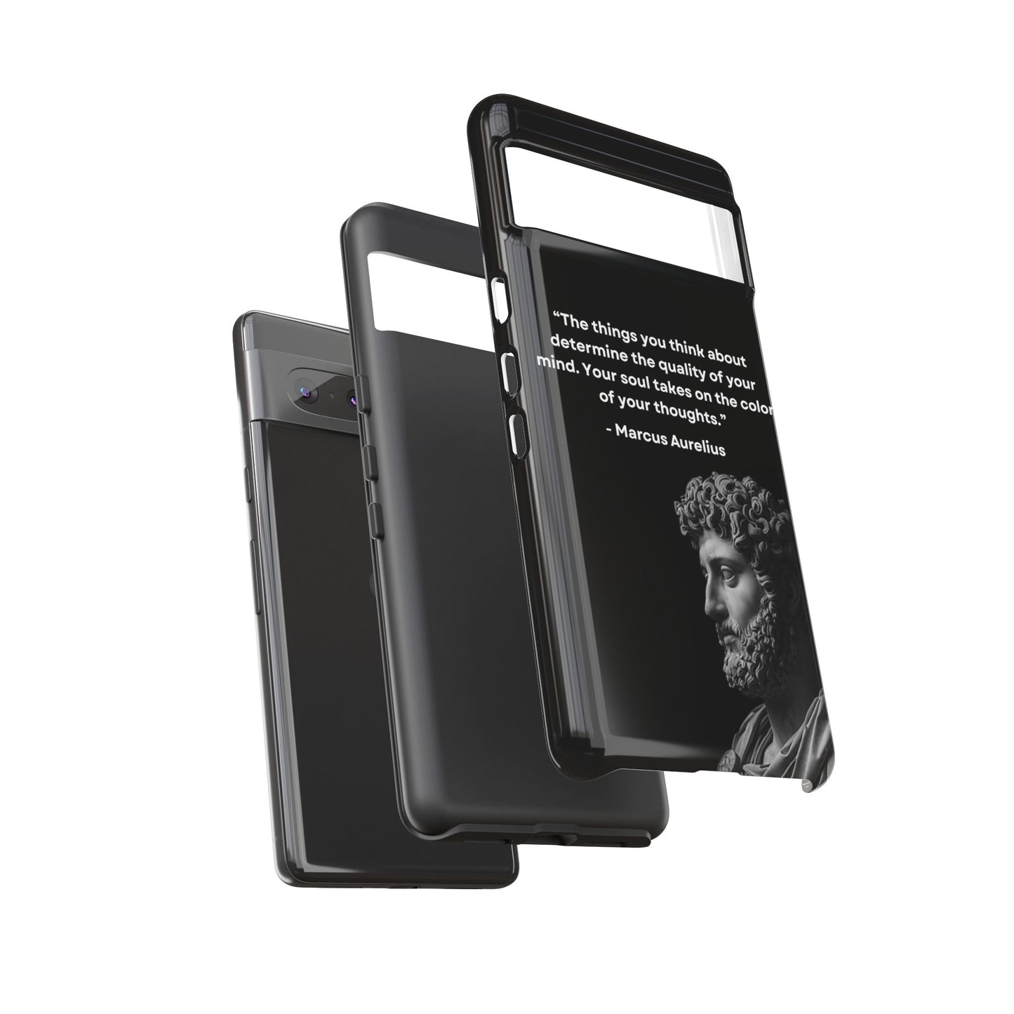 “Color of Thought” – Marcus Aurelius Quote Tough Phone Case