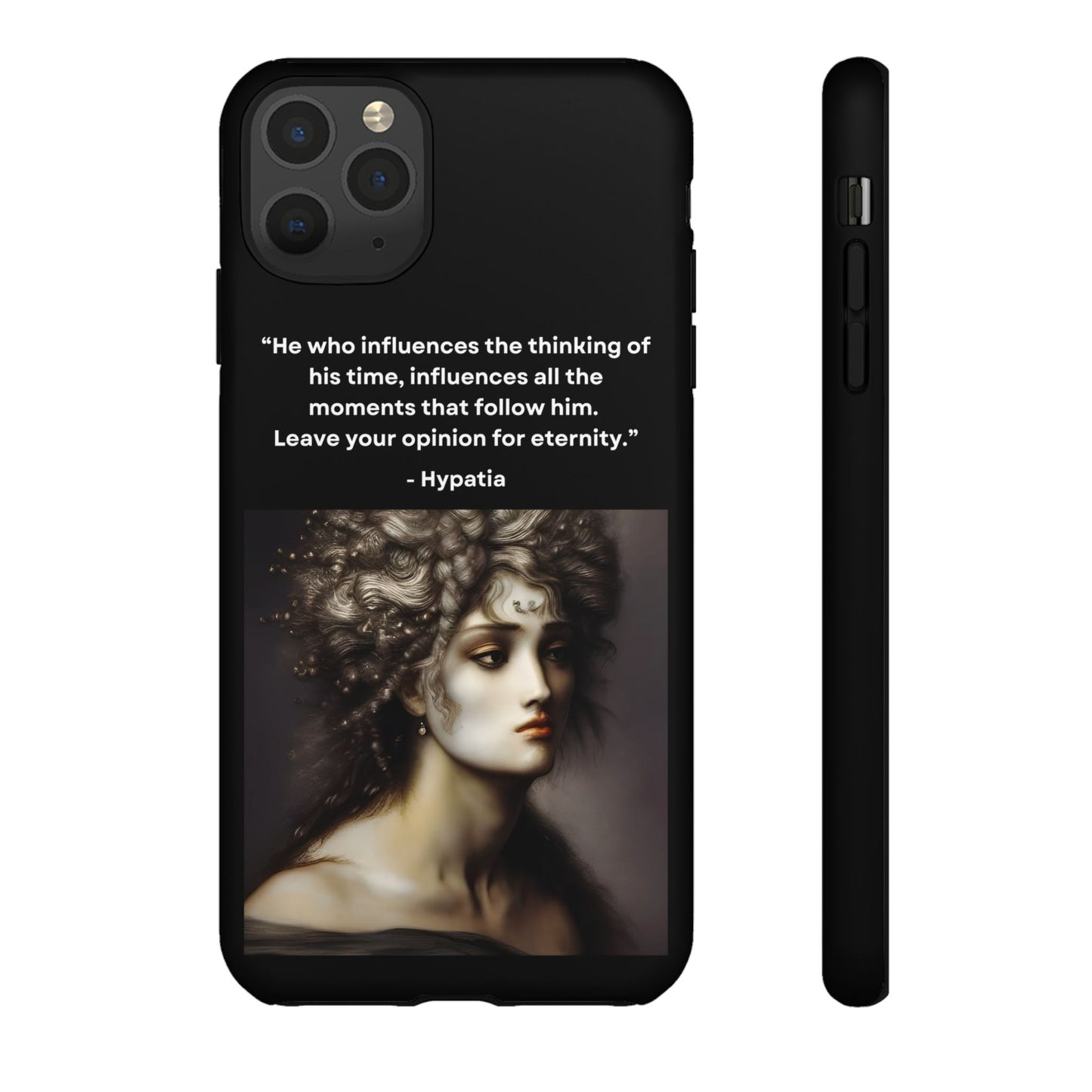 “Leave Your Mark” – Hypatia Quote Tough Phone Case