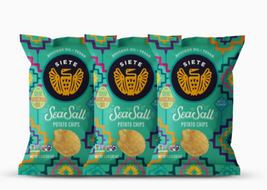 Kettle Cooked Sea Salt Potato Chips 1.5 .oz (Case of 72)