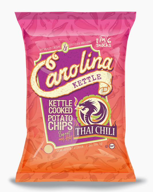 Thai Chili Carolina Kettle Chips 2 .oz (Case of 20)
