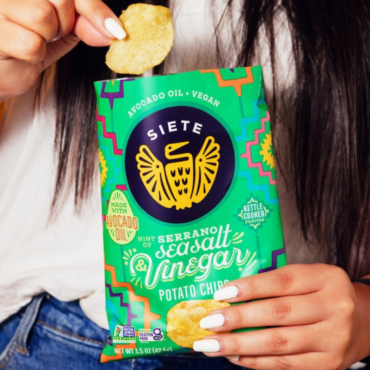 Kettle Cooked Sea Salt Potato Chips 1.5 .oz (Case of 72)