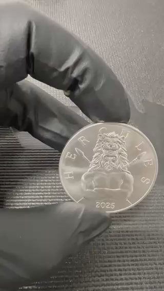 Hercules 2025 Faster, Higher, Stronger Challenge Coin .999 Silver Fine Coin