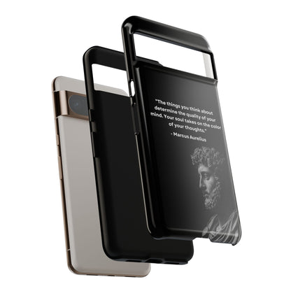 “Color of Thought” – Marcus Aurelius Quote Tough Phone Case