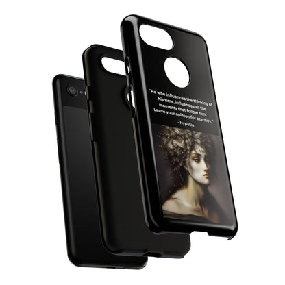 “Leave Your Mark” – Hypatia Quote Tough Phone Case