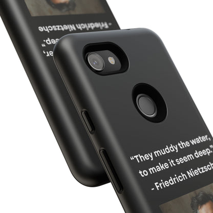 “False Depth” – Friedrich Nietzsche Quote Tough Phone Case
