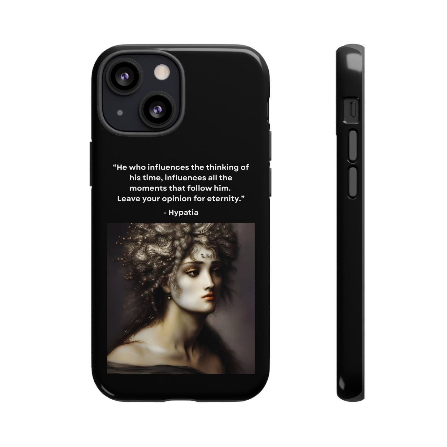 “Leave Your Mark” – Hypatia Quote Tough Phone Case