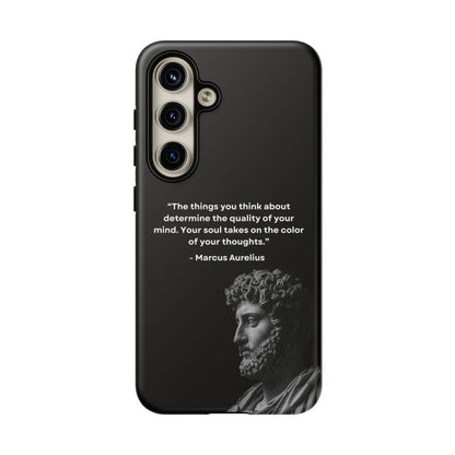 “Color of Thought” – Marcus Aurelius Quote Tough Phone Case
