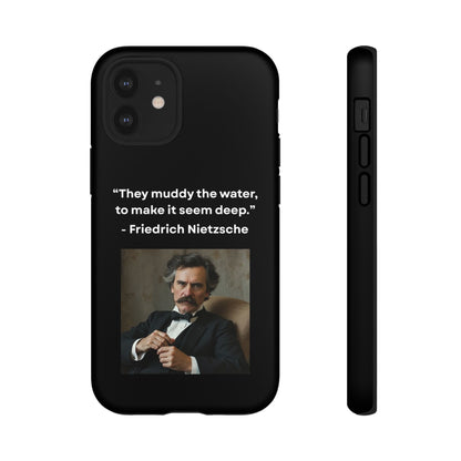 “False Depth” – Friedrich Nietzsche Quote Tough Phone Case