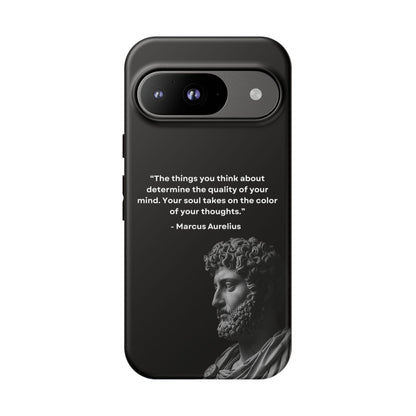 “Color of Thought” – Marcus Aurelius Quote Tough Phone Case