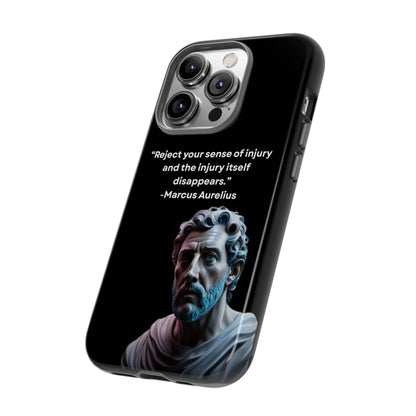 “Strength Within” – Marcus Aurelius Quote Tough Phone Case