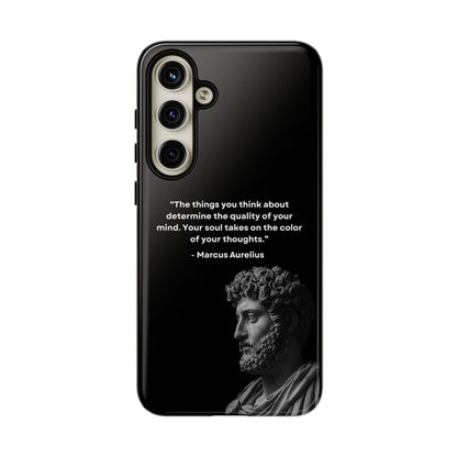 “Color of Thought” – Marcus Aurelius Quote Tough Phone Case
