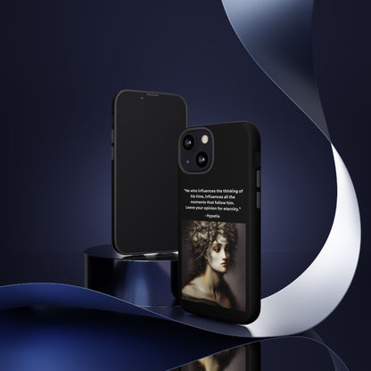 “Leave Your Mark” – Hypatia Quote Tough Phone Case
