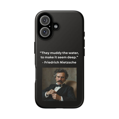 “False Depth” – Friedrich Nietzsche Quote Tough Phone Case