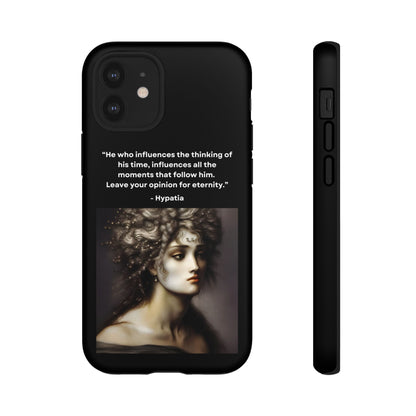 “Leave Your Mark” – Hypatia Quote Tough Phone Case