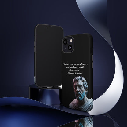 “Strength Within” – Marcus Aurelius Quote Tough Phone Case