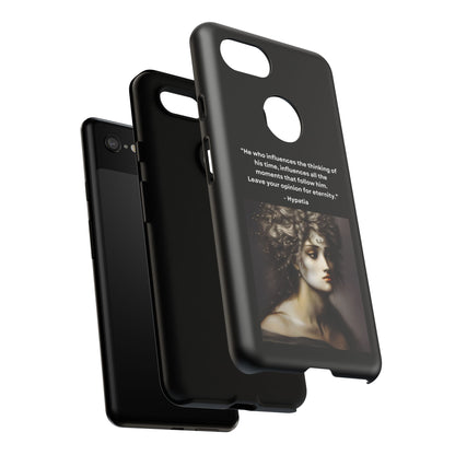 “Leave Your Mark” – Hypatia Quote Tough Phone Case