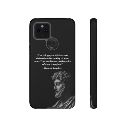 “Color of Thought” – Marcus Aurelius Quote Tough Phone Case