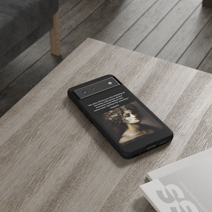“Leave Your Mark” – Hypatia Quote Tough Phone Case