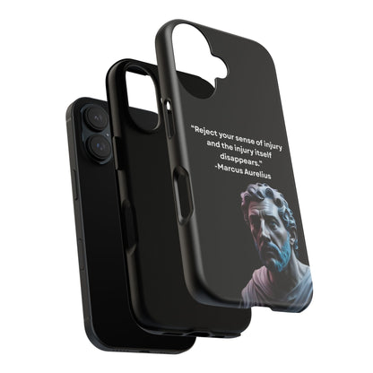 “Strength Within” – Marcus Aurelius Quote Tough Phone Case