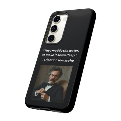 “False Depth” – Friedrich Nietzsche Quote Tough Phone Case