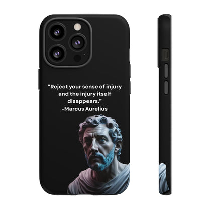 “Strength Within” – Marcus Aurelius Quote Tough Phone Case