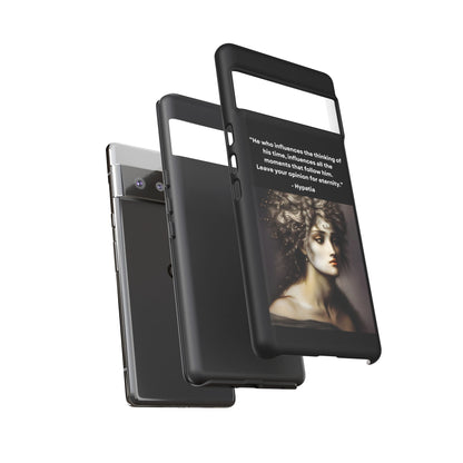 “Leave Your Mark” – Hypatia Quote Tough Phone Case