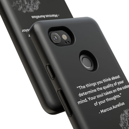“Color of Thought” – Marcus Aurelius Quote Tough Phone Case