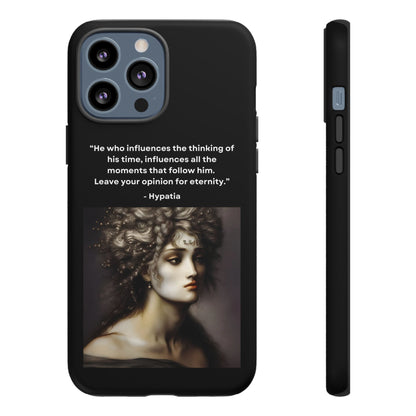“Leave Your Mark” – Hypatia Quote Tough Phone Case