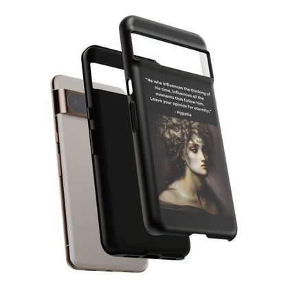 “Leave Your Mark” – Hypatia Quote Tough Phone Case