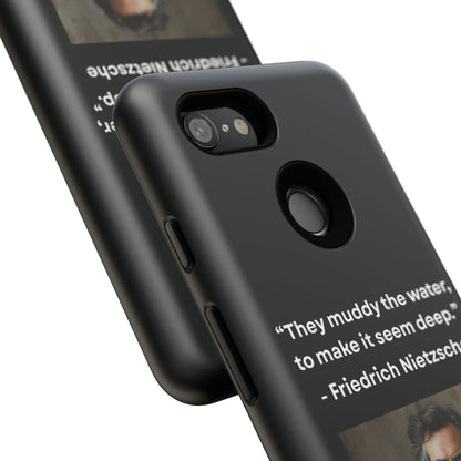 “False Depth” – Friedrich Nietzsche Quote Tough Phone Case